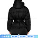 PRADA long-sleeved solid color hooded down jacket women's black one size 36