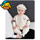 G.duck's different parent-child clothing for a family of three, mother and daughter, 2025 super popular new baby mother-child clothing for autumn, off-white 180 Mom XL (cardigan)