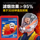 Proportional fire mask, anti-virus and anti-smoke, fire filtering self-rescuing respirator, emergency fire escape TZL30A