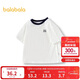 Balabala children's T-shirt children's short-sleeved 2024 boys summer clothes girls tops simple and versatile 208224117224