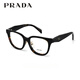 PRADA Prada glasses frame men's high-end plain black square frame myopia glasses frame for women 0PR C11VF 0PR C11VF-17N1O1