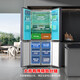 Rongsheng 516 liter double purifier dual system cross-fold four-door refrigerator household first-class energy efficiency air-cooled frost-free BCD-516WD1FPA gray national subsidy (grey) new product 516+IDP negative ion sterilization, detoxification and odor + dual system