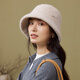 Siggi alpaca wool blended hat for women in autumn and winter, warm, casual and fashionable fisherman hat, Korean version of temperament, face-showing small basin hat