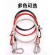 Xu Ding 304 stainless steel plastic-coated steel wire rope adjustable length anti-fall safety rope stage light audio safety rope transparent plastic-coated 2mm*0.5m adjustable