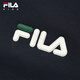 FILA KIDS Children's Clothing Boys' Sweaters 2026 Spring New Children's Velvet Lapel Pullover Top Legend Blue-NV 150 cm