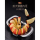 Meschut German Apple Cutter 304 Stainless Steel Multifunctional Household Fruit Cutter Apple Splitter Large Core Remover Newly upgraded 3rd generation chrome fruit cutter 8 segments (304 stainless steel blade)