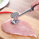 Pick-up cat double-sided meat hammer steak hammer tenderizer needle stainless steel zinc alloy pounding pork chop German meat hammer tool solid double-sided large and small teeth