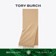 Tory Burch New Year's gift T MONOGRAM sheep wool jacquard scarf TB 164571 camel 250 OS