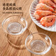 Fantasy glass ginger grinder, household garlic grinding bowl, ginger yam paste, garlic artifact seasoning dish, dipping saucer, thickened glass model/2 pieces to produce puree in one second/delicate and soft
