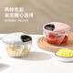 OIMG Japanese household vegetable cutter, garlic mince, small minced garlic, minced pepper, puree, baby food supplement artifact powder 500ML, stirred garlic/minced meat/crushed ice/supplementary food/sauce