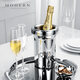 MPPMCK Nordic personality 304 stainless steel ice bucket modern MODERN light luxury creative champagne bucket red wine chilled double-layer ice ice bucket with lid