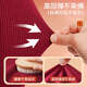 Jeanswest girls red skirt high-end 2025 new winter children's New Year's greetings girls dress winter soft and waxy anti-pilling star gauze skirt XQTQ wine red 120 recommended weight 37-45Jin Jin is equal to 0.5 kg