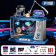 Yunya Children's Birthday New Year Gift Electronic Fish Tank Simulation Fish Creative Little Light Aquarium Cyber ​​Fishing Girl Toy Luxury Ice Cream Supermarket Table-Blue