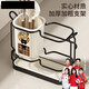 Fat Donglai's same style household wall-mounted chopstick rack kitchen countertop drain mold-proof chopstick tube tableware storage white-single tube style/(countertop.