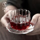 Fantasy Heat Resistant Glass Lotus Petal Small Tea Cup Master Single Cup Crystal Transparent Thickened Kung Fu Tea Set High Translucency
