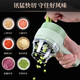 Shijanu electric garlic beater garlic mince household small garlic smasher artifact chili ring cutter slicing machine 800 mAh Gatling vegetable cutter + charging cable