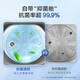 Haier pulsator washing machine fully automatic first-level energy efficiency direct drive frequency conversion dual power prodigy ultra-thin sterilization and mite removal 10 kg household washing machine national subsidy Haier commander flagship first choice 10 kg sterilization and mite removal + 1.1 wash ratio ultra-clean wash
