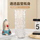 Jin Longxing light luxury glass transparent vase large-diameter ornaments living room flower arrangement creative art hydroponic water-cultured roses and tulips