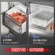 Rongsheng Tangtang 505L cross-door refrigerator BCD-505P60CZMAD dual-system circulation active sterilization ultra-thin embedded first-level energy efficiency frost-free ash three-pack machine
