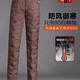 LIIS International Light Luxury High-end Down Pants Middle-aged and Old Down Pants Women's Outerwear High-waisted Loose Thickened Mother's Style Straight Cotton Pants Obsidian Black (Down Pants) 2XL Recommended 135-150Jin Jin equals 0.5kg e