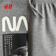 H&M 2026 spring new children's clothing children's boys' sweatshirt and jogging pants 2-piece suit 1296447 mixed gray/NASA 100 100/56 (2-3Y)