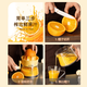 Tuojin imported quality manual juicer from Japan, hand-pressed juicer, household orange juice lemon squeezer, special upgraded model, yellow, can easily squeeze large fruits