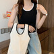 White wide shoulder strap knitted camisole women's summer new design niche French inner top women's white one size