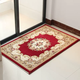 Yusenyi European-style flower-cut living room entrance door floor mat foyer entrance door mat household absorbent foot mat bedroom 106R 100x300cm