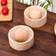 Runhuanian Wooden New Pressed Round Dumpling Skin Pressing Device Artifact Dumpling Cake Skin Wrapped Water Household Dumpling Mold Essential for making dumplings - natural solid wood 1 ball without base
