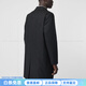 BURBERRY Pimlico style Heritage coat and windbreaker jacket, men's black, black, one size fits all 48