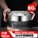 MAXCOOK flour sieve 304 stainless steel single-layer mesh sieve sugar powder sieve ultra-fine flour sieve 20CM MCPJ466