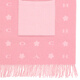 COACH Tassel Warm and Fashionable Wool Scarf Women's Pink Default F
