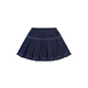 Minibala (minibala) college style minibala girls baby children versatile soft breathable denim pleated skirt spring new denim dark blue 88301 80