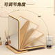 Bantang Jinse Mirror Desktop Vertical Wooden Element Mirror Simple Desktop Makeup Mirror Rotatable Home Student Dormitory Portable Desktop Makeup Mirror Deer Animal Mirror Large Imported Fiberboard_Damage Guarantee