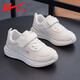 Pull back children's shoes children's sports shoes 2026 spring new boys mesh breathable dad shoes girls casual campus shoes white white -2120 34