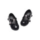 DAVE&BELLA children's leather shoes 2026 spring new non-slip girls' shoes sweet baby girl princess shoes children's casual shoes black ready stock 29