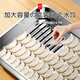Home KATEI STORY Japanese dumpling freezing box stainless steel dumpling box food grade dumpling special quick-frozen crisper refrigerator storage box large size 1 layer 1 cover about 60 dumplings 1 layer 2400ml 1 pack