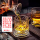 Depinte decompression luminous rotating whiskey glass foreign wine cup Internet celebrity rotating cup water cup crystal glass beer cup diamond 1 piece