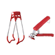 Tuojin Germany imported high-quality household plate clamps, anti-scalding bowl clamps, stainless steel plate lifters, silicone anti-slip bowl models, red lifting clamps + bowl clamps
