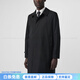 BURBERRY Pimlico style Heritage coat and windbreaker jacket, men's black, black, one size fits all 48