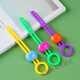 Beijingjie colorful sealing rope strap kitchen food preservation sealing clip multi-functional cable organizer creative rope strapping thickening. Three colors random (5 packs)