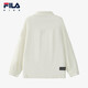 FILA Children's Clothing Shirt 2025 Autumn New Men's Breathable Dry Sports Long-Sleeved Top Milk Cover White-IV 140