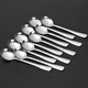 Shantou Lincun spoon for eating, stainless steel spoon, household flat spoon, watermelon spoon, tableware spoon, drinking spoon, family spoon, practical