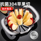 Meschut German Apple Cutter 304 Stainless Steel Multifunctional Household Fruit Cutter Apple Splitter Large Core Remover Newly upgraded 3rd generation chrome fruit cutter 8 segments (304 stainless steel blade)