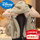 Disney (Disney) Girls' Velvet Thickened Jackets Autumn and Winter Clothes 2025 New Style Children's Jackets Trendy Winter Tops for Middle and Large Children Purple Brown 170 (Suitable for heights around 160cm)
