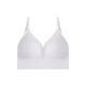 2024 spring and summer seamless underwear for women without rims, small breasts, push-up, side breasts, anti-sagging, sports back bra, thin, white, one size