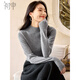 Chushen 100% pure wool sweater women's half turtleneck versatile sweater sweater bottoming sweater top S144Z8016