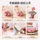 Tangxitang fully automatic electric enema machine hand-cranked household can sausage sausage tool casing sausage filling artifact hand-cranked model-milk white free 4 enema tubes + meat stick