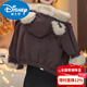 Disney (Disney) Girls' Velvet Thickened Jackets Autumn and Winter Clothes 2025 New Style Children's Jackets Trendy Winter Tops for Middle and Large Children Purple Brown 170 (Suitable for heights around 160cm)