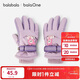 Bala BalaOne Children's Gloves Boys and Girls Ski Gloves Plush Velvet Warmth 2025 Fashion 208425162205